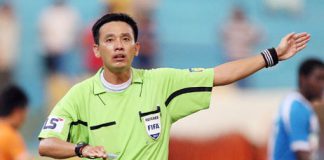 Còi vàng Võ Minh Trí được “minh oan” vụ không công nhận bàn thắng của SLNA