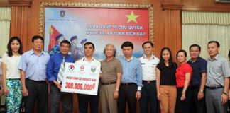 Lãnh đạo VFF, VPF thăm và tặng quà lực lượng Cảnh sát biển Việt Nam