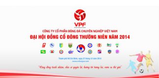 Sáng 27/12 VPF sẽ tổ chức Đại hội đồng cổ đông thường niên 2014 tại Tp.HCM