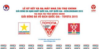 Sáng mai, 8/4, VPF tổ chức Lễ ký kết và ra mắt NTT chính Giải HNQG và Cúp QG 2015