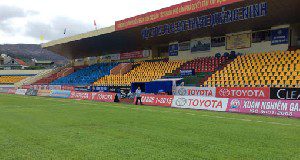 Sân Cẩm Phả đã sẵn sàng cho trận đấu bù vòng 19 TOYOTA V.League ngày 5/8