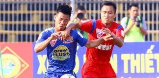 Hòa 1-1 XSKT.CT, HA.GL vẫn dậm chân ở vị trí chót bảng