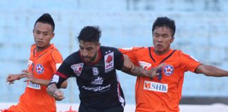 Ghi 10 bàn thắng, trận SHB.ĐN gặp ĐT.LA lập kỷ lục mới ở Toyota V.League 2015