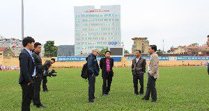 Đoàn khảo sát VPF làm việc tại CLB Thanh Hóa