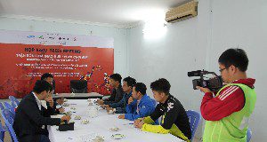 Đoàn khảo sát VPF làm việc với CLB Hà Nội, CLB Hà Nội T&T