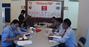 Đoàn khảo sát VPF làm việc với CLB Becamex Bình Dương