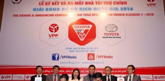Thông cáo báo chí Lễ ký kết và Ra mắt Nhà tài trợ chính Giải bóng đá VĐQG 2016