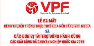 VPF Media sẽ truyền hình trực tiếp Lễ ký kết tài trợ ngày 25/1 tại TP. HCM