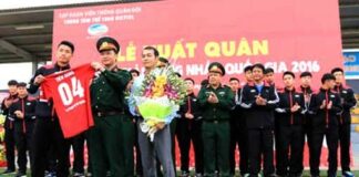 CLB Viettel đặt mục tiêu lên V.League trong lễ xuất quân