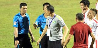 VFF chưa quyết định mức kỷ luật trọng tài Hà Anh Chiến