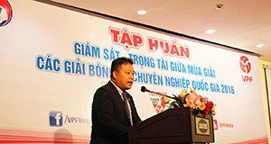 Hình ảnh Buổi tập huấn giám sát – trọng tài giữa giai đoạn – Các Giải BĐCN Quốc gia 2016