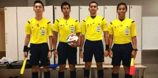 Trọng tài FIFA Singapore bắt chính trận đấu tâm điểm vòng 25 Toyota V.League
