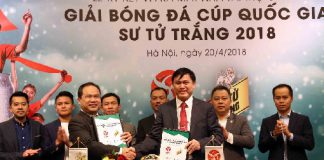 Bia Sư Tử Trắng tài trợ chính Giải Cúp QG 2018