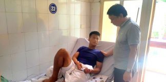 VFF và VPF đến thăm cầu thủ Dương Văn Hào