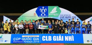 Chùm ảnh trao giải Nhì Cúp Quốc Gia Bamboo Airways 2019 cho Quảng Nam