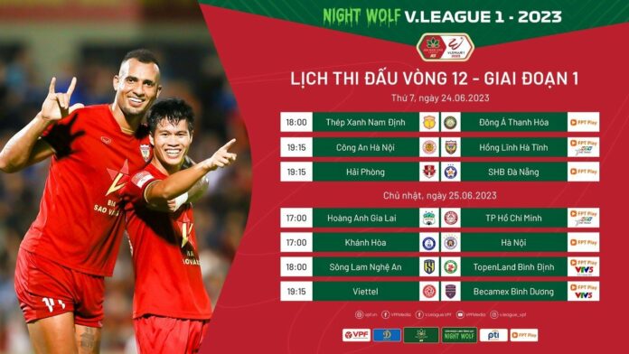 Lịch phát sóng trực tiếp vòng 12 V.League 2023: Tâm điểm Nam Định vs Thanh Hoá - Ảnh 1.