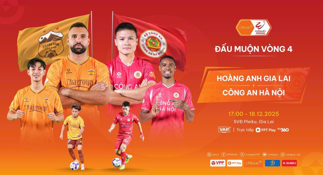 Bù vòng 4 LPBank V.League 1-2025/26: Thử thách tại Pleiku