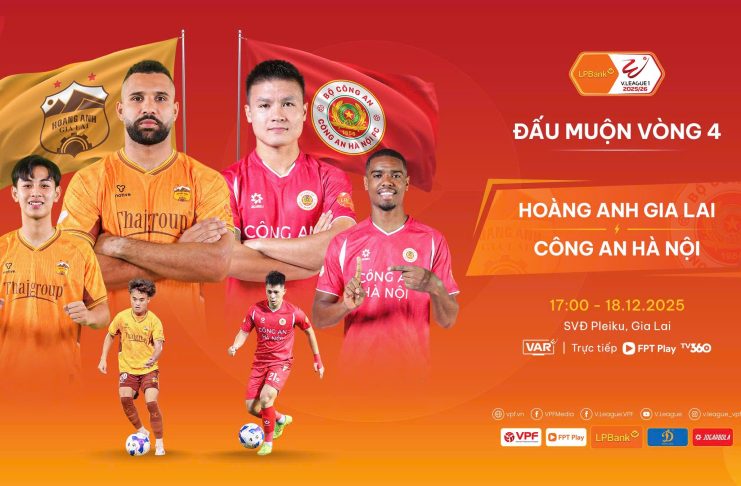Bù vòng 4 LPBank V.League 1-2025/26: Thử thách tại Pleiku